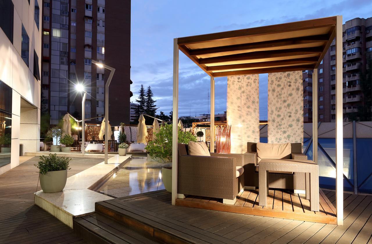 Eurostars Suites Mirasierra Madrid Eksteriør bilde The Sky Bar